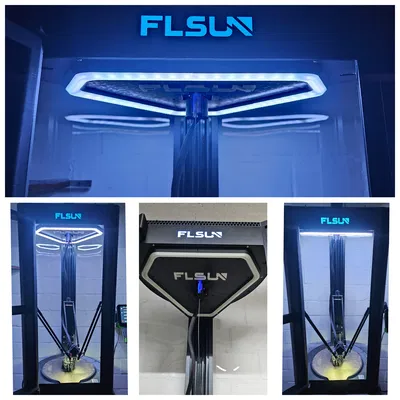 FLSUN V400 LED Triangle - Nắp đậy khoang điện tử tích hợp đèn LED vòng