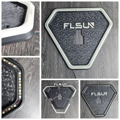 FLSUN V400 LED Triangle - Nắp đậy khoang điện tử tích hợp đèn LED vòng