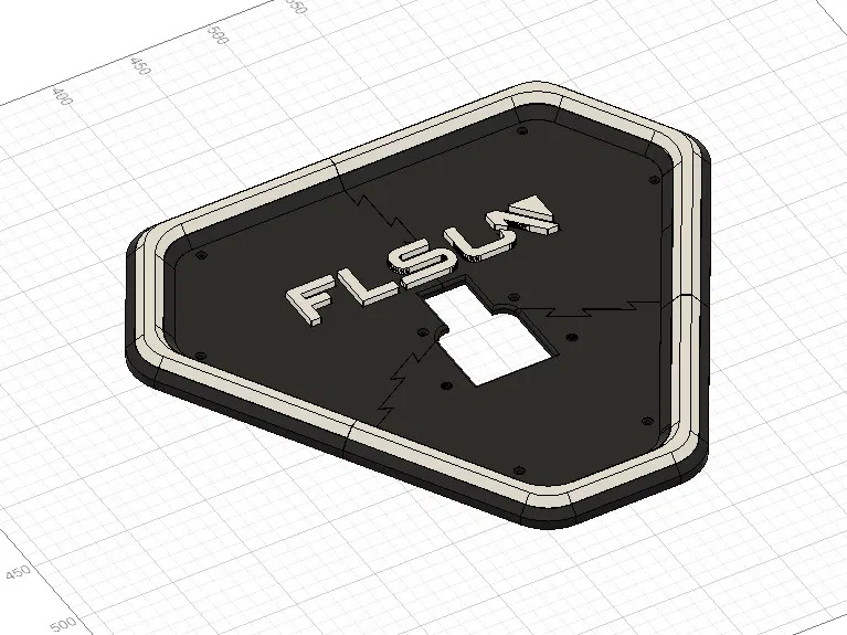 FLSUN V400 LED Triangle - Nắp đậy khoang điện tử tích hợp đèn LED vòng - Image 3