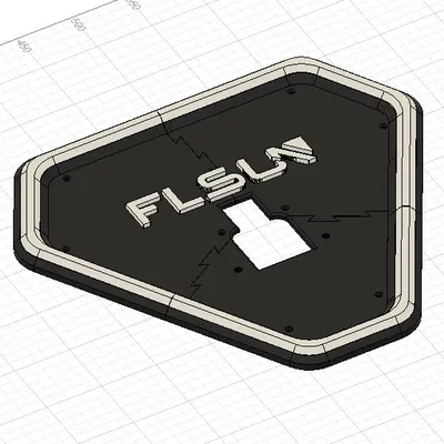 FLSUN V400 LED Triangle - Nắp đậy khoang điện tử tích hợp đèn LED vòng