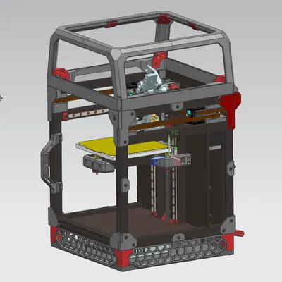 Voron V0.1 Tophat Spacer với Bản lề