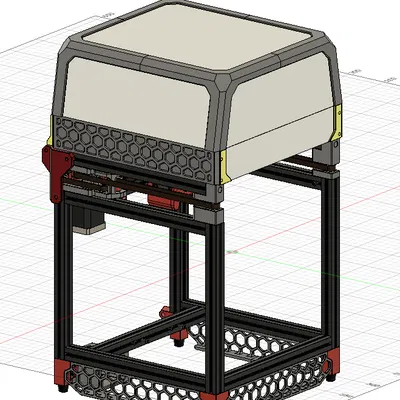 Bộ đệm Tophat kèm bản lề cho Voron V0 (V0.1/V0.2)