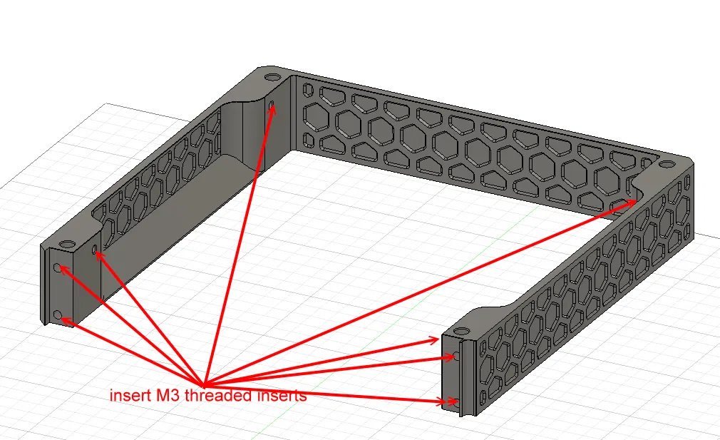 Bộ đệm Tophat kèm bản lề cho Voron V0 (V0.1/V0.2) - Image 3