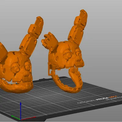 Mô hình mặt nạ FNAF Springtrap in 3D độc đáo cho fan