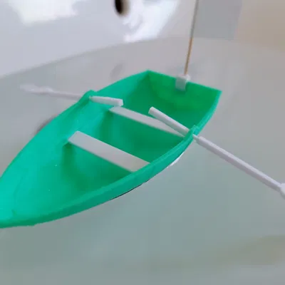 Mô hình thuyền chèo mini in 3D cho bồn tắm (Bathtub Rowing Boat KIT)