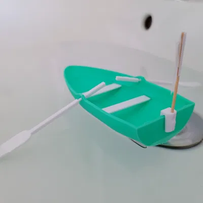 Mô hình thuyền chèo mini in 3D cho bồn tắm (Bathtub Rowing Boat KIT)
