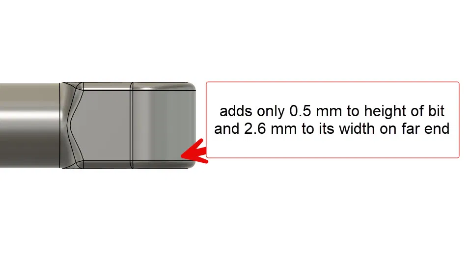 Tuốc nơ vít góc hẹp - Dụng cụ vặn vít góc vuông - Image 2