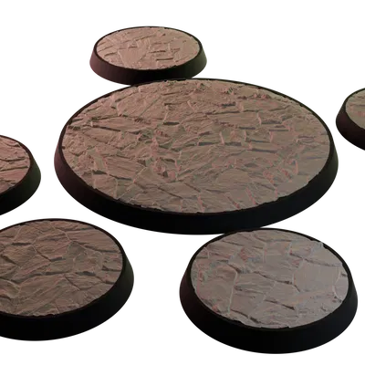 Đế mô hình: Gạch đá 02 (Miniature bases: Stone Tiles 02)