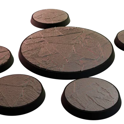 Miniature bases: Đế lát đá (Slate Floor)