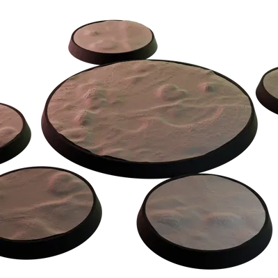 Đế mô hình thu nhỏ: Mặt đất đá (Ground Rock)