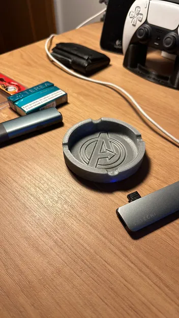 Gạt tàn thuốc logo Avengers độc đáo - Tự in 3D tại nhà - Image 1