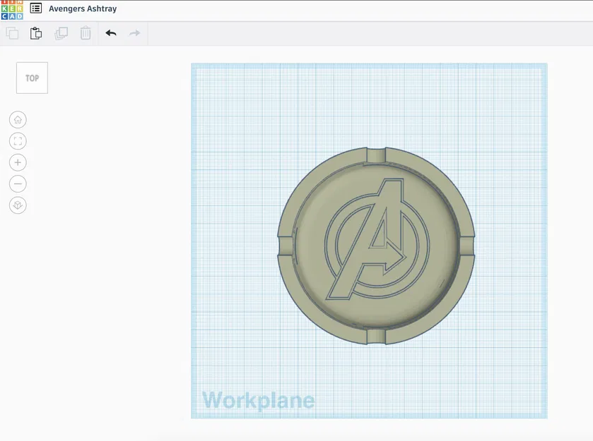 Gạt tàn thuốc logo Avengers độc đáo - Tự in 3D tại nhà - Image 2
