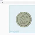 Gạt tàn thuốc logo Avengers độc đáo - Tự in 3D tại nhà - Thumbnail 2