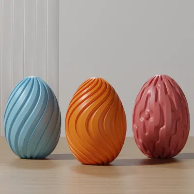 Mô hình trứng trang trí 3D cho Lễ Phục sinh