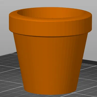 Mẫu chậu trồng cây cảnh (flower pot) đơn giản - File STL 3D