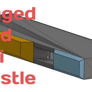 Mẫu in 3D còi báo hiệu mini bền bỉ Rugged Loud Mini Whistle