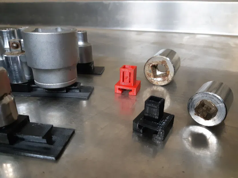 Giá đỡ đầu khẩu (douille) 3/8" và 1/2" - Image 1