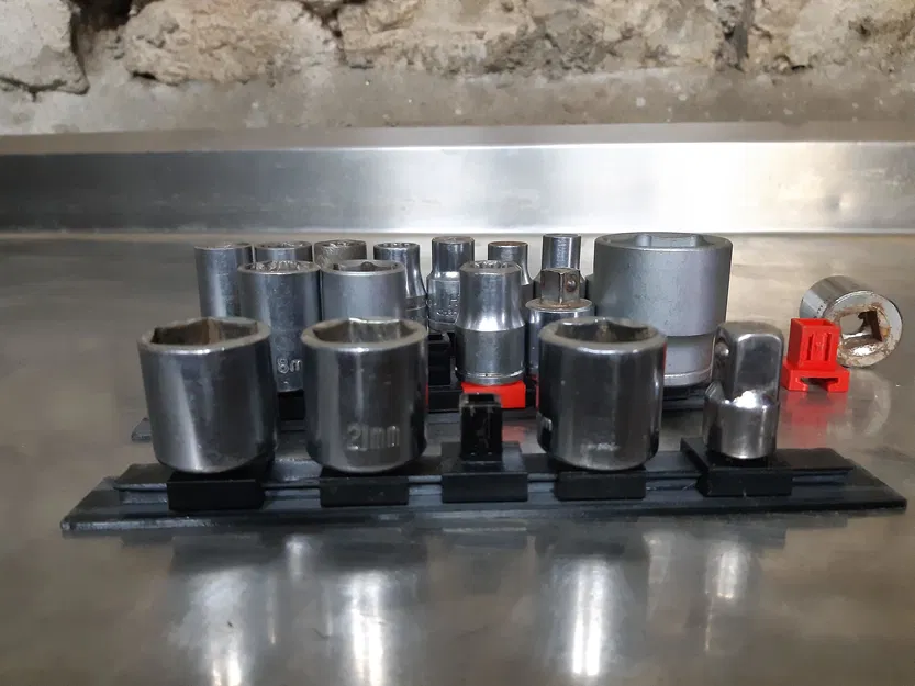 Giá đỡ đầu khẩu (douille) 3/8" và 1/2" - Image 2