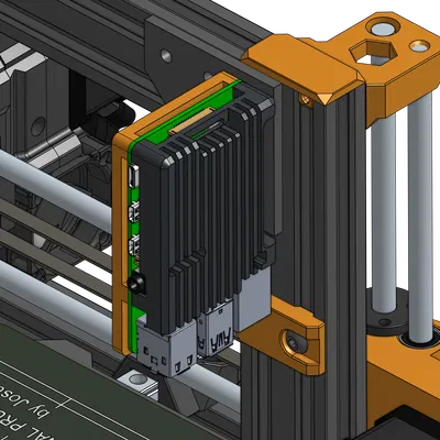 Ngàm gắn Raspberry Pi (dùng với Armor Case) cho khung máy Prusa Bear