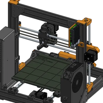 Ngàm gắn Raspberry Pi (dùng với Armor Case) cho khung máy Prusa Bear