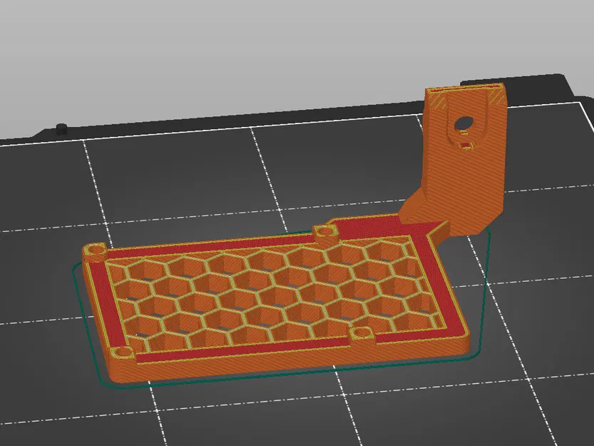 Ngàm gắn Raspberry Pi (dùng với Armor Case) cho khung máy Prusa Bear - Image 12