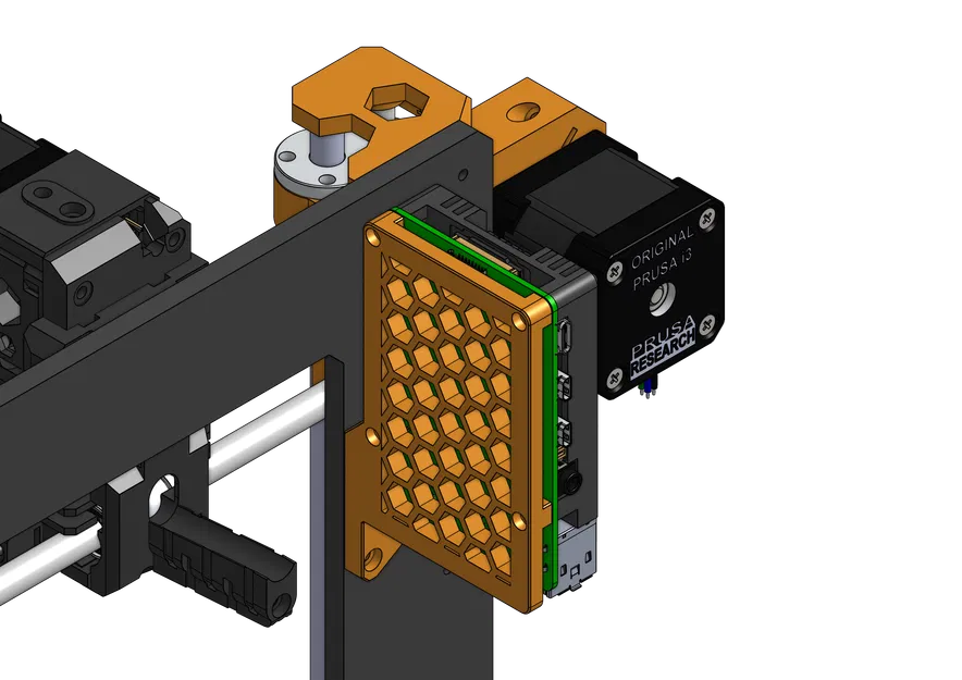 Giá đỡ Raspberry Pi kiểu Armor cho khung máy Prusa MK3S+ - Image 1