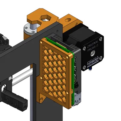 Giá đỡ Raspberry Pi kiểu Armor cho khung máy Prusa MK3S+