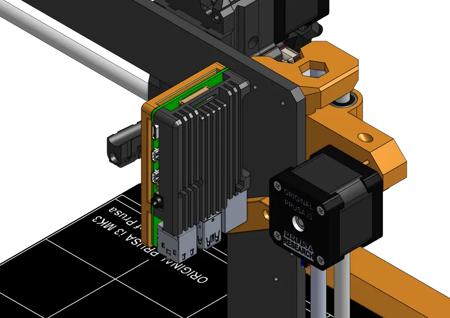Giá đỡ Raspberry Pi kiểu Armor cho khung máy Prusa MK3S+ - Image 3