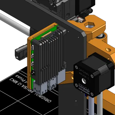 Giá đỡ Raspberry Pi kiểu Armor cho khung máy Prusa MK3S+