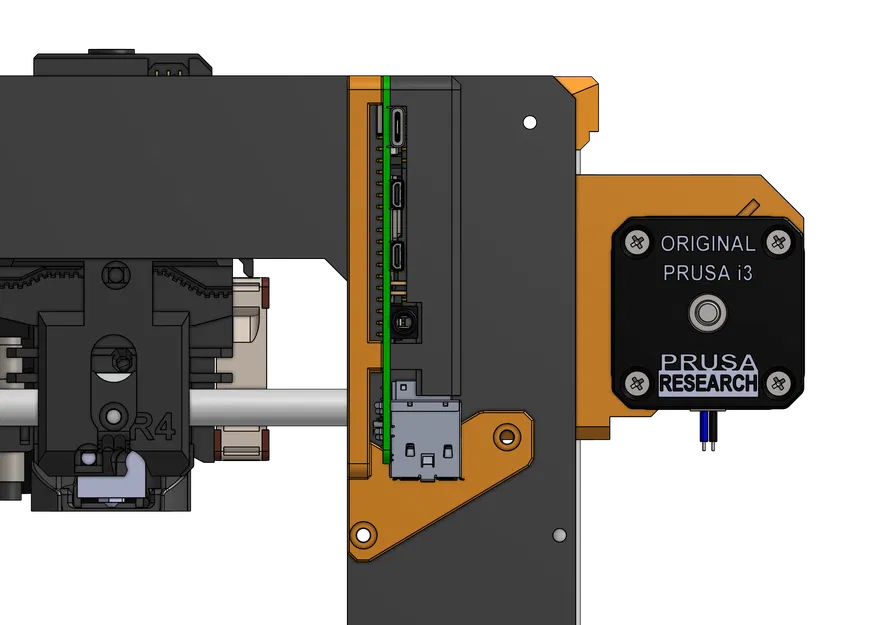 Giá đỡ Raspberry Pi kiểu Armor cho khung máy Prusa MK3S+ - Image 4