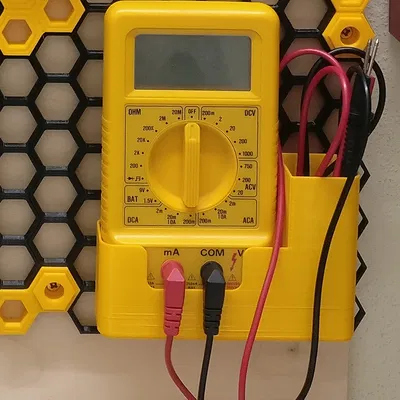 Giá treo đồng hồ vạn năng (multimeter) gắn bảng HSW tiện lợi