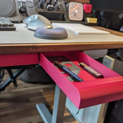 Ngăn kéo 3D gắn dưới bàn làm việc: Giải pháp gọn gàng cho góc làm việc