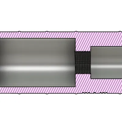 Bộ giảm thanh Airsoft tùy chỉnh với vách ngăn (Airsoft silencer)