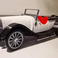 Mô hình xe cổ Jaguar SS100 đời 1936 (tỷ lệ 1:24) in 3D cực đẹp - Thumbnail 1