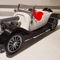 Mô hình xe cổ Jaguar SS100 đời 1936 (tỷ lệ 1:24) in 3D cực đẹp - Thumbnail 8