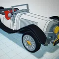 Mô hình xe cổ Jaguar SS100 đời 1936 (tỷ lệ 1:24) in 3D cực đẹp - Thumbnail 11