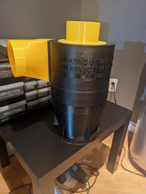 Bộ tách mùn cưa theo trọng lực 4 inch (Gravity Cyclone Separator) - Image 2