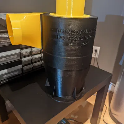 Bộ tách mùn cưa theo trọng lực 4 inch (Gravity Cyclone Separator)