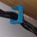 Ngàm Kẹp Giữ Dây Cáp Gọn Gàng Dưới Bàn - Thumbnail 2
