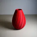 Bình hoa hình trụ xoắn 3D (Twisted Cylinder Vase) - Thiết kế không cần support - Thumbnail 1