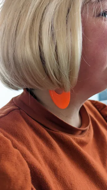 Bông tai in 3D phong cách thập niên 60 độc đáo - Image 4