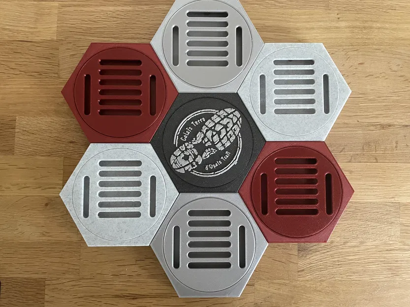 Giá treo huy chương hình lục giác - Image 1