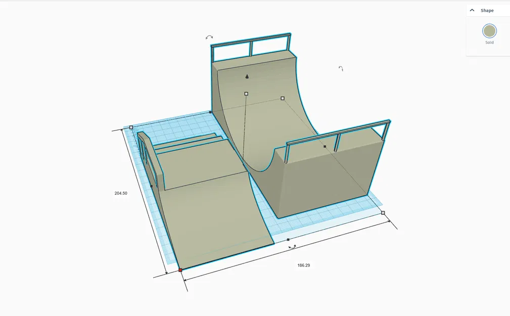 Bộ sưu tập 4 mẫu đường trượt cho ván trượt ngón tay (Fingerboard Ramps) - Image 1