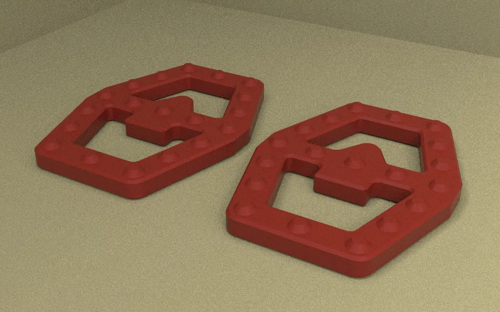 Miếng đệm chuyển đổi pedal SPD cho giày thường (3D Printed) - Image 1