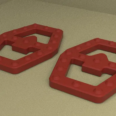 Miếng đệm chuyển đổi pedal SPD cho giày thường (3D Printed)