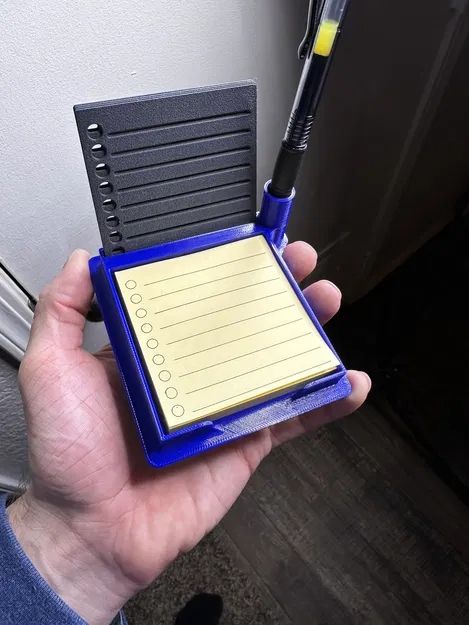 Khay đựng giấy ghi chú kèm ống cắm bút - Image 1