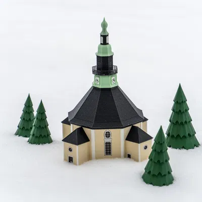 Mô hình Nhà thờ Bergkirche Seiffen