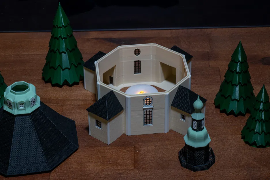 Mô hình Nhà thờ Bergkirche Seiffen - Image 6