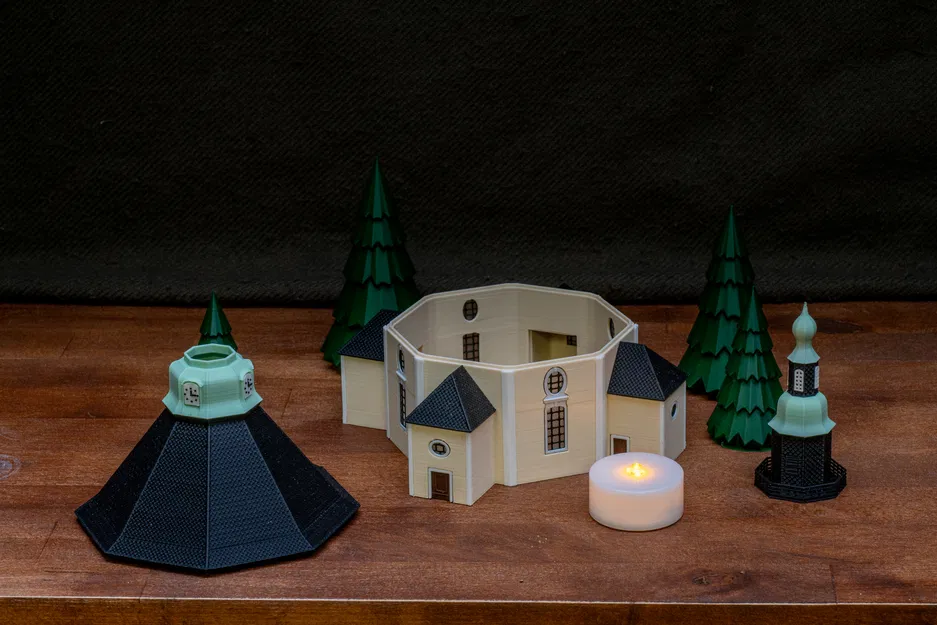 Mô hình Nhà thờ Bergkirche Seiffen - Image 7