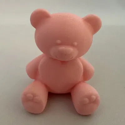 Mô hình gấu bông ôm trái tim dễ thương in 3D cho ngày Valentine